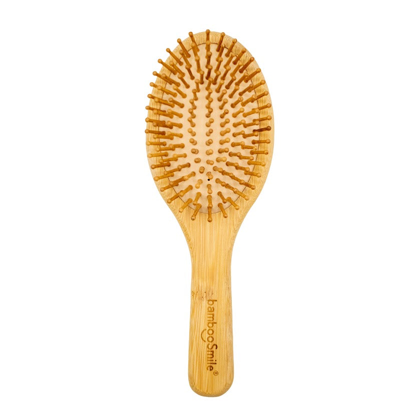 Cepillo para cabello de Bambú -grande y pequeño-, Bamboosmile