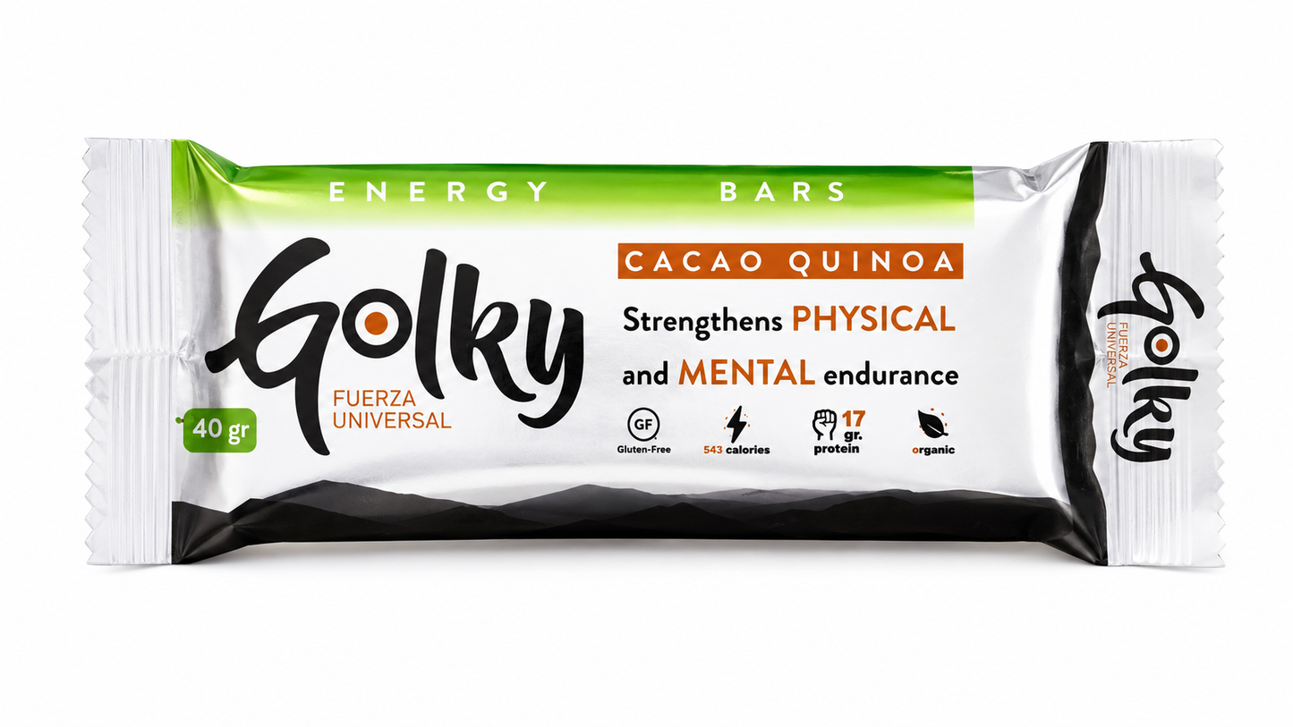 Barra cacao quinua, Golky, 40g