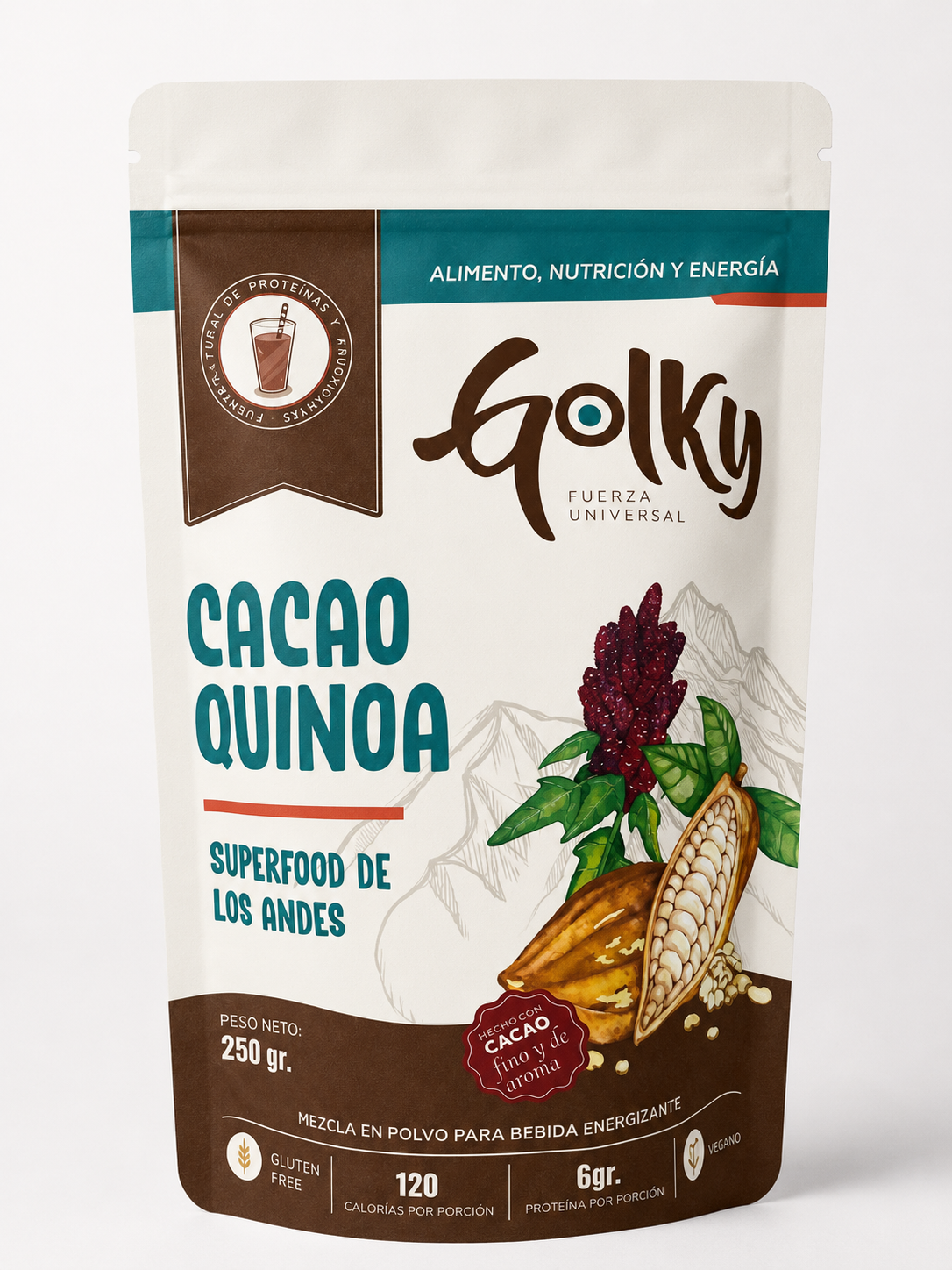 Cacao Quinua, Golky, 250g