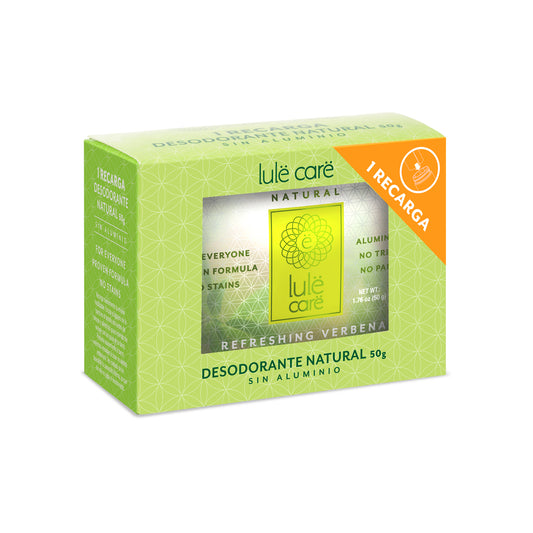 Refill de desodorantes corporales naturales, Lule, 50g