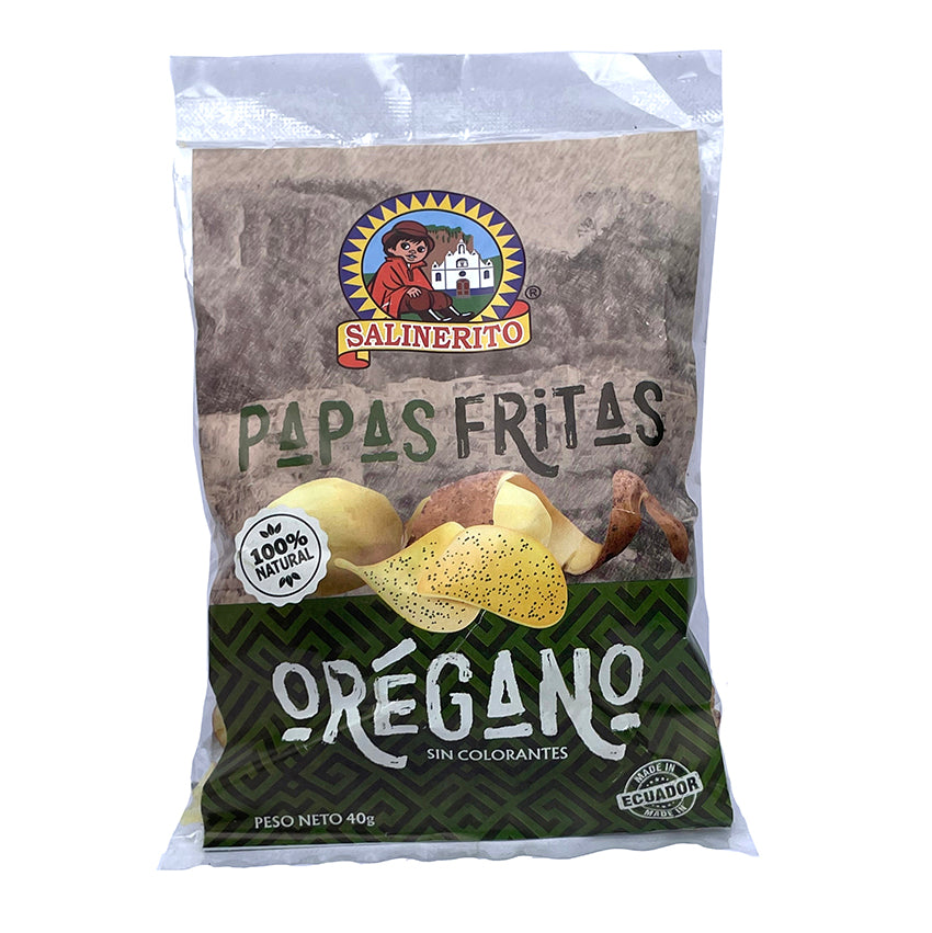 Papas fritas con orégano, Salinerito, 40g