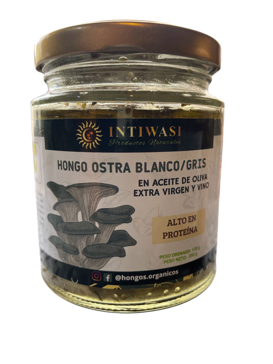 Hongo ostra blanco/gris, Intiwasi, 250g