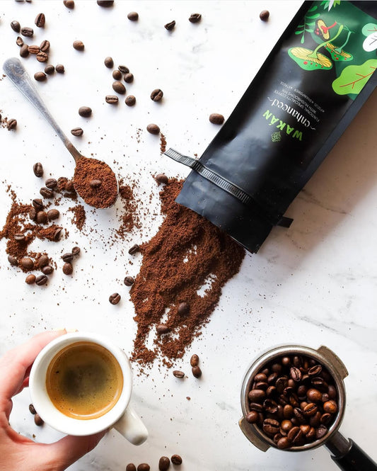 Café con extractos de hongos funcionales, Wakan, 250g