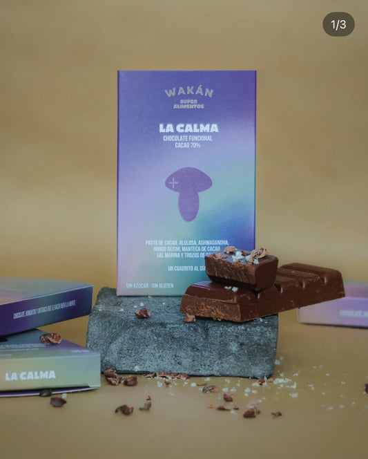 Tableta de Chocolate funcional, Wakan, 100g