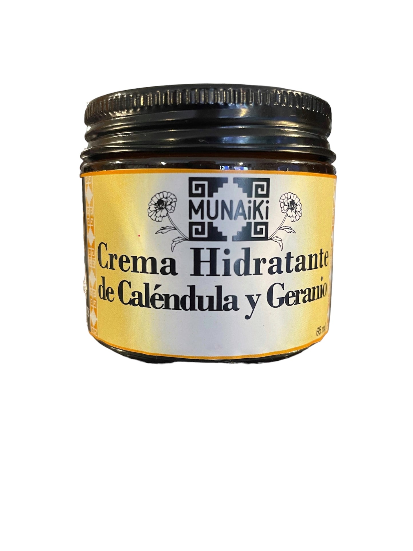 Crema Hidratante de Geranio y Caléndula , Munaiki, 65g