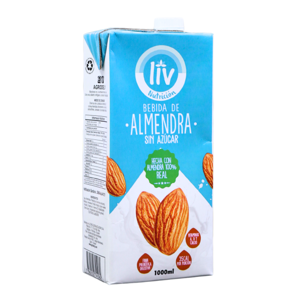 Bebida de almendra, liv, 1 Litro