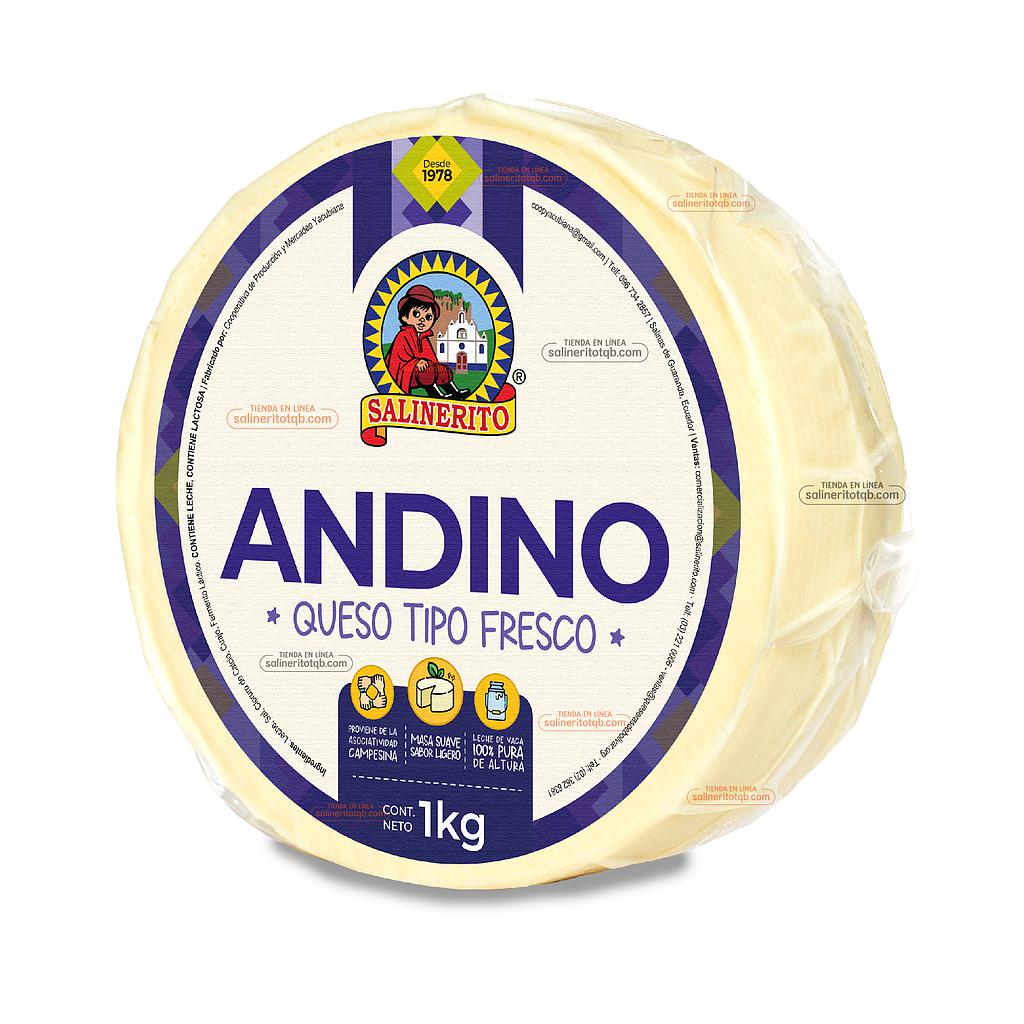 Queso Andino tipo fresco, Salinerito, 500g