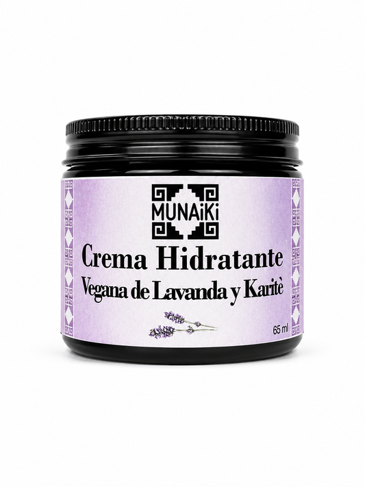 Crema Hidratante de Lavanda y Karité, Munaiki, 65g