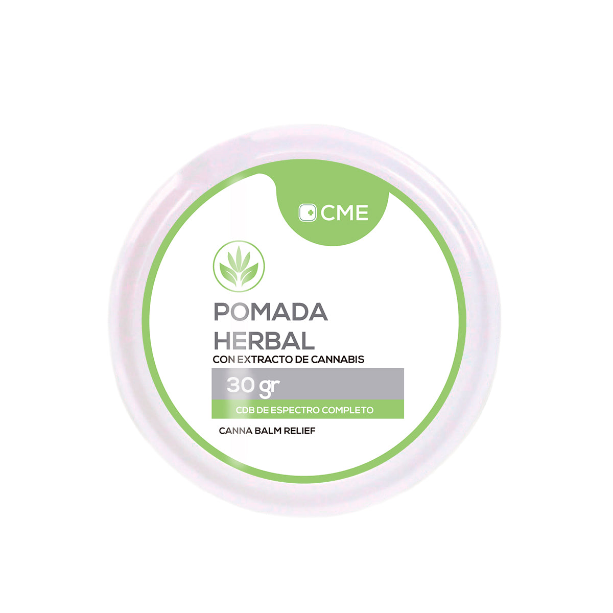 Pomada Herbal con extracto de cannabis, Cme