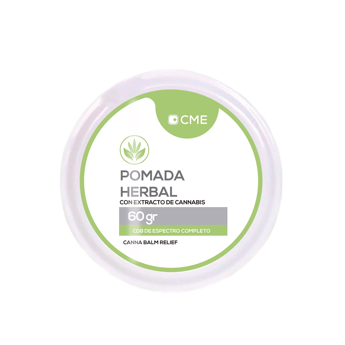 Pomada Herbal con extracto de cannabis, Cme