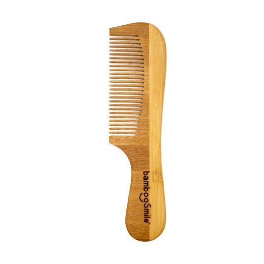 Peinilla para cabello de bambú, bamboosmile