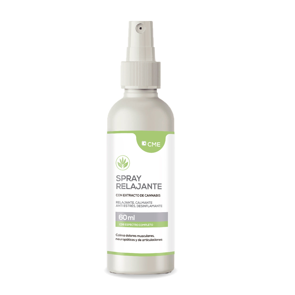 Spray relajante con extracto de cannabis, Cme, 60ml