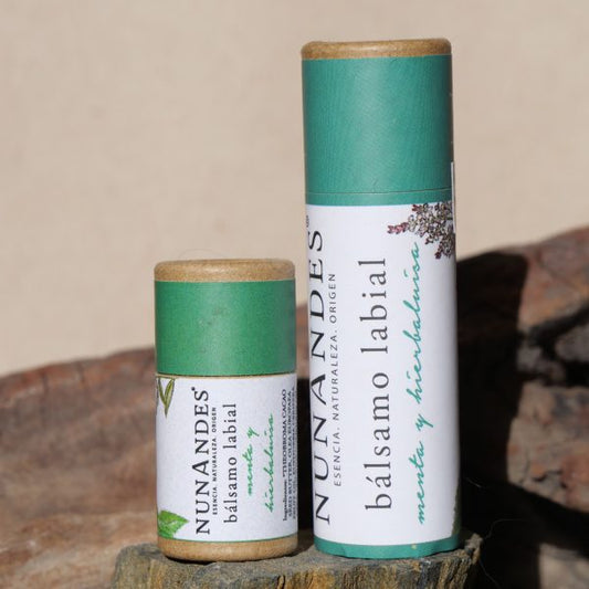 Bálsamo labial menta y hierba luisa, Nunandes, 11,5g