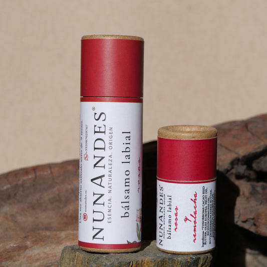 Bálsamo labial rosas y remolacha, Nunandes, 5,5g
