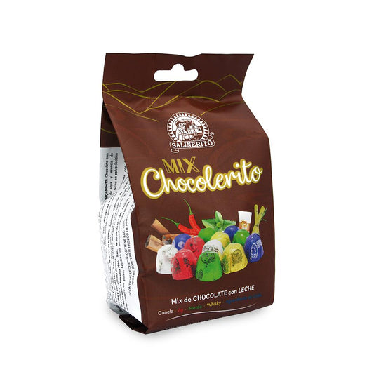 Mix chocolerito, bombones de chocolate con leche, Salinerito, 150g