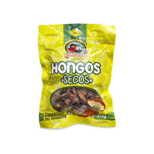 Hongos secos,  Salinerito, 50g